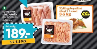 Bilka Kyllingefilet el. inderfilet tilbud