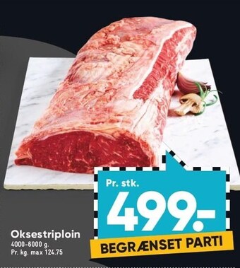 Bilka Oksestriploin tilbud