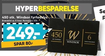 Bilka 450 stk. windsor fyrfadslys tilbud