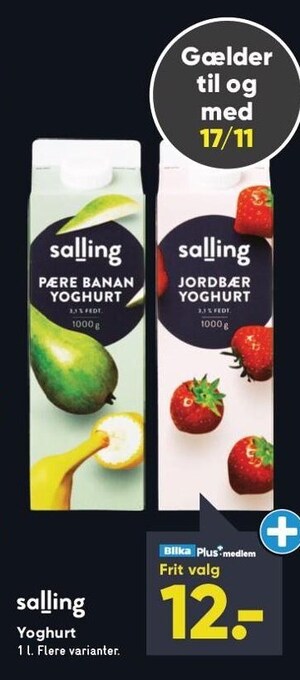 Bilka Salling yoghurt tilbud