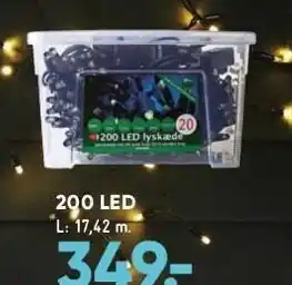 Bilka 200 led lyskæde tilbud