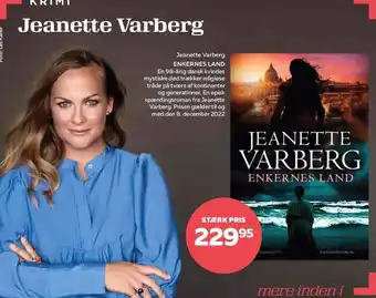 Bog & idé Jeanette varberg - enkernes land tilbud