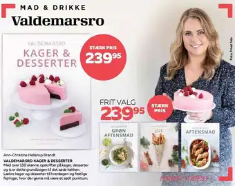 Bog & idé Valdemarsro kager & desserter - ann-christine hellerup brandt tilbud