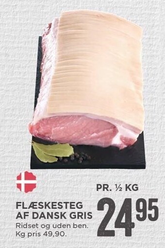 MENY Flæskesteg af dansk gris tilbud
