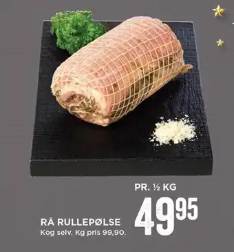 MENY På rullepølse tilbud