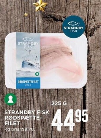 MENY Strandby fisk rødspættefilet tilbud