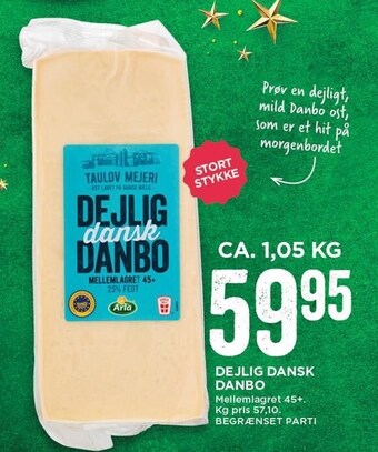 MENY Dejlig dansk danbo tilbud