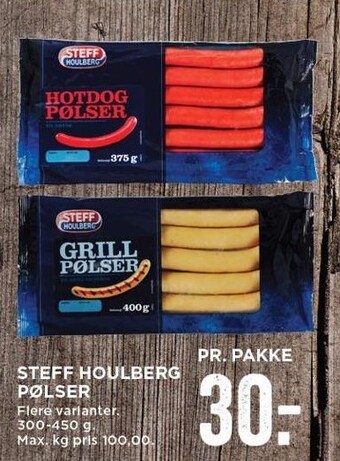 MENY Steff houlberg pølser tilbud