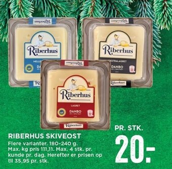 MENY Riberhus skiveost tilbud