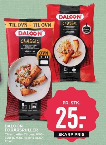 MENY Daloon forårsruller tilbud