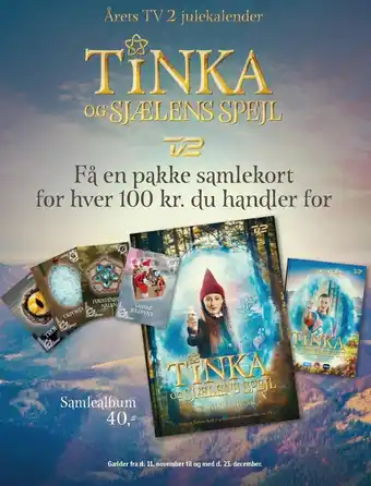 Føtex Tinka og sjælens spejl - få en pakke samlekort for hver 100 kr. du handler for tilbud