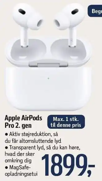 Føtex Apple airpods pro2. gen tilbud
