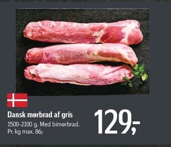 Føtex Dansk mørbrad af gris tilbud