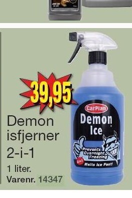 Harald Nyborg Demon isfjerner 2-i-1 tilbud