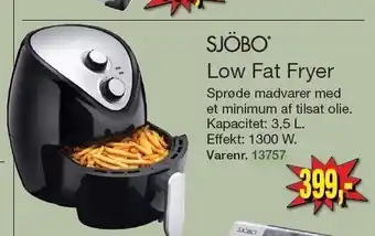 Harald Nyborg Sjöbo low fat fryer tilbud