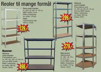 Harald Nyborg Reoler til mange formål tilbud