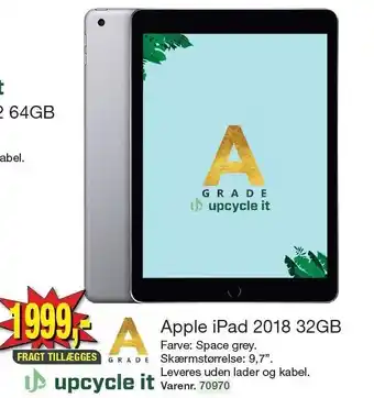 Harald Nyborg Upcycle it apple ipad 2018 32 gb tilbud
