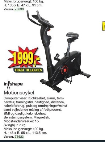 Harald Nyborg Motionscykel tilbud