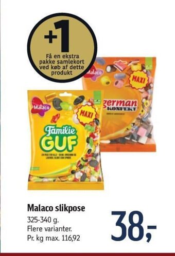 Føtex Malaco Slikpose tilbud
