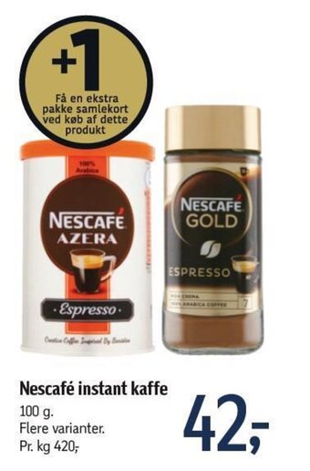 Føtex Nescafé Instant kaffe tilbud