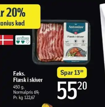 Føtex F.eks. Flæsk i skiver tilbud