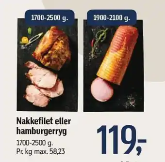 Føtex Nakkefilet eller hamburgerryg tilbud