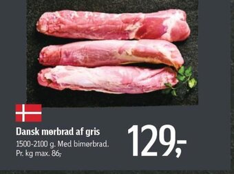 Føtex Dansk mørbrad af gris tilbud