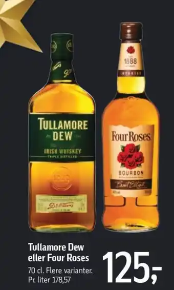 Føtex Tullamore Dew eller Four Roses tilbud