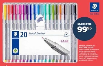 Bog & idé Staedtler triplus ® fineliner tusser tilbud