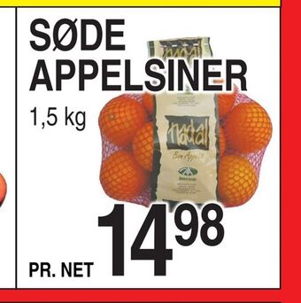 ABC Lavpris Søde appelsiner tilbud