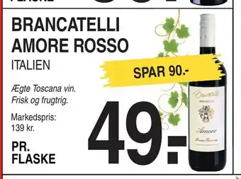 ABC Lavpris Brancatelli amore rosso tilbud