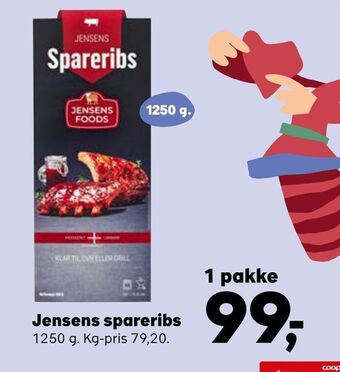 Kvickly Jensens spareribs tilbud