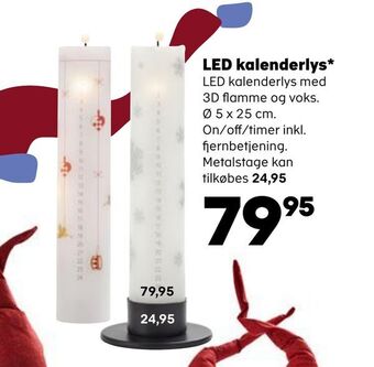 Kvickly Led kalenderlys tilbud