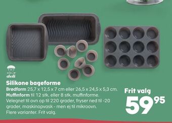 Kvickly Silikone bageforme tilbud