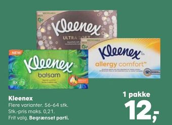 Kvickly Kleenex tilbud