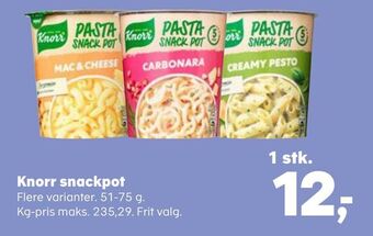 Knorr snackpot