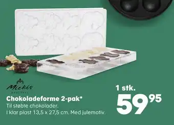 Chokoladeforme 2-pak