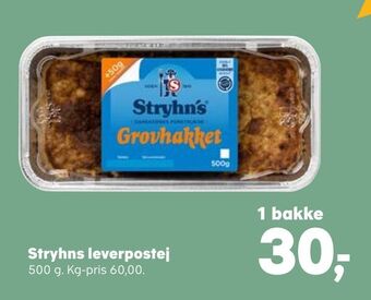 SuperBrugsen Stryhns leverpostej tilbud