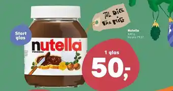 SuperBrugsen Nutella tilbud