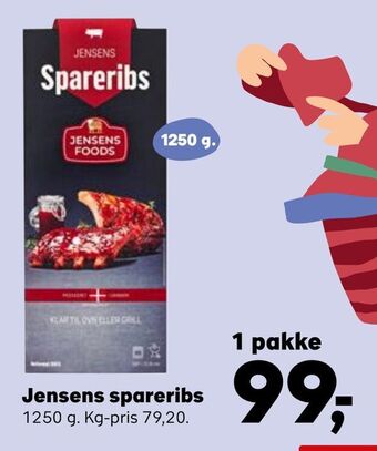 SuperBrugsen Jensens spareribs tilbud