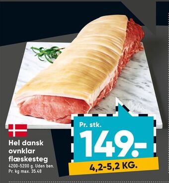 Bilka Hel dansk ovnklar flæskesteg tilbud