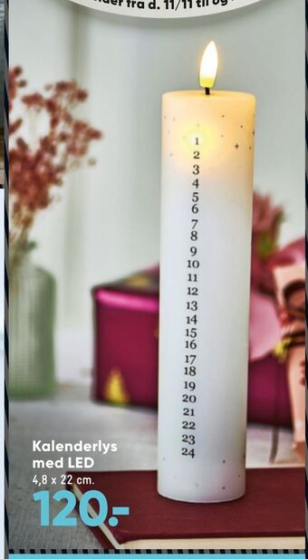Bilka Kalenderlys med led tilbud