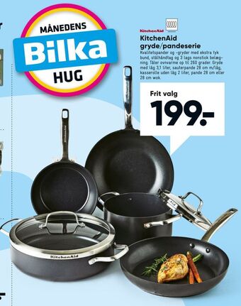 Bilka Kitchenaid gryde/pandeserie tilbud