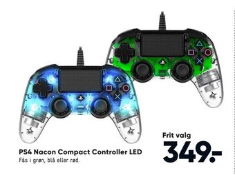 Bilka Ps4 nacon compact controller led tilbud
