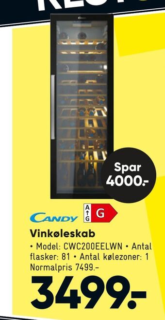 Bilka Vinkøleskab tilbud