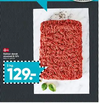 Bilka Hakket dansk oksekød 8-12% tilbud