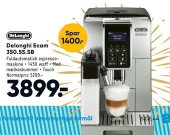 Bilka Delonghi ecam 350,55.sb tilbud