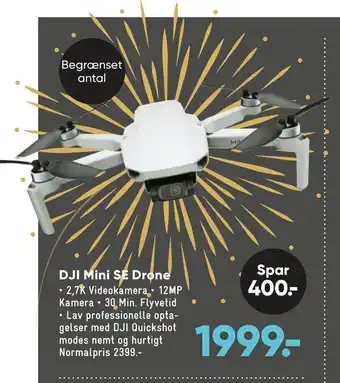 Bilka Dji mini se drone tilbud