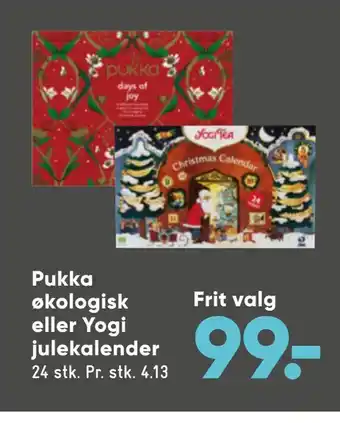 Pukka økologisk eller yogi julekalender