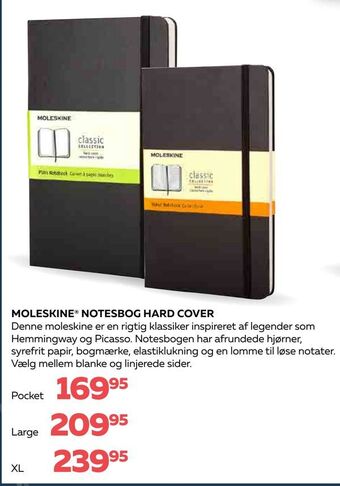 Moleskine ® notesbog hard cover